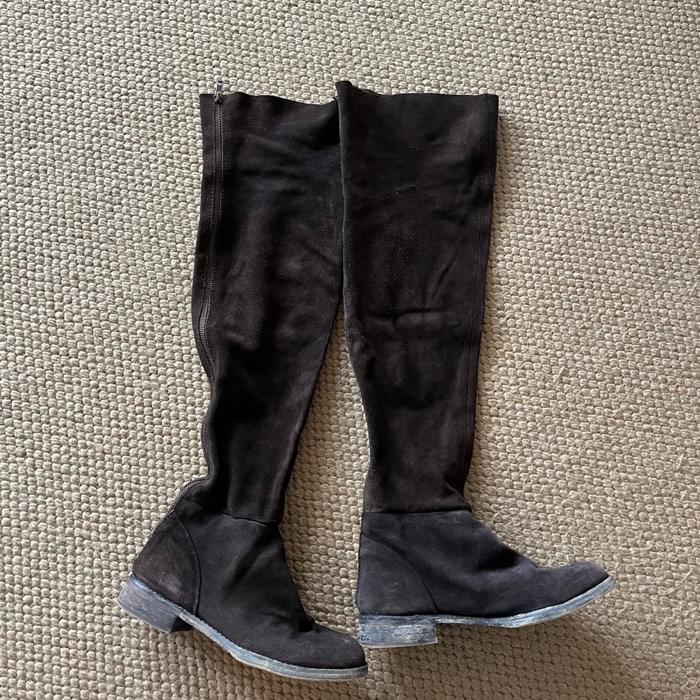 Free People Suede Over-The-Knee Boots
